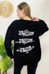 156404 B Yaka Sardonlu Sweatshirt